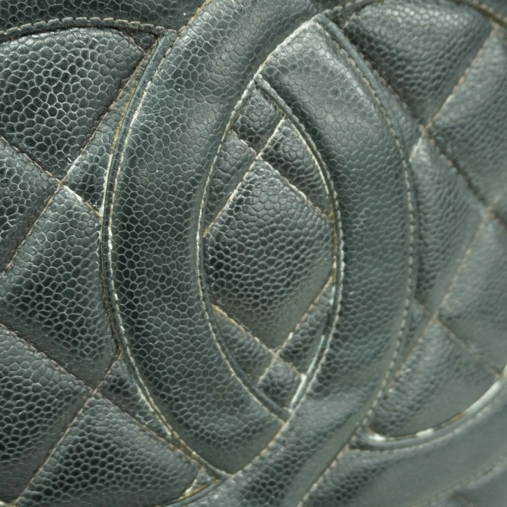 CHANEL Black Caviar Leather Reissue Tote Bag - Picture 8 of 11